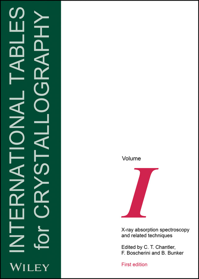 IUCr Series. International Tables for Crystallography cover