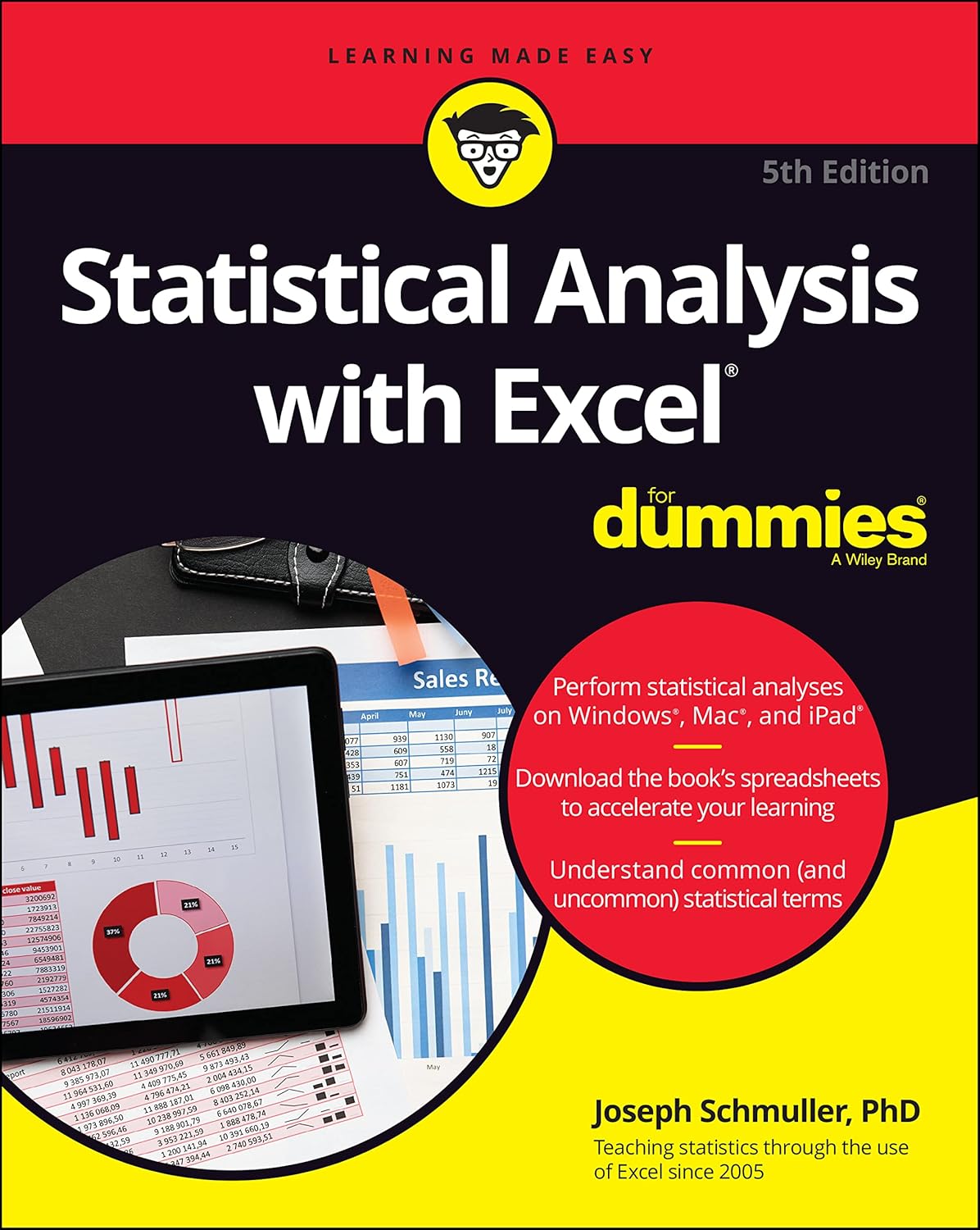 Statistical Analysis with Excel For Dummies cover