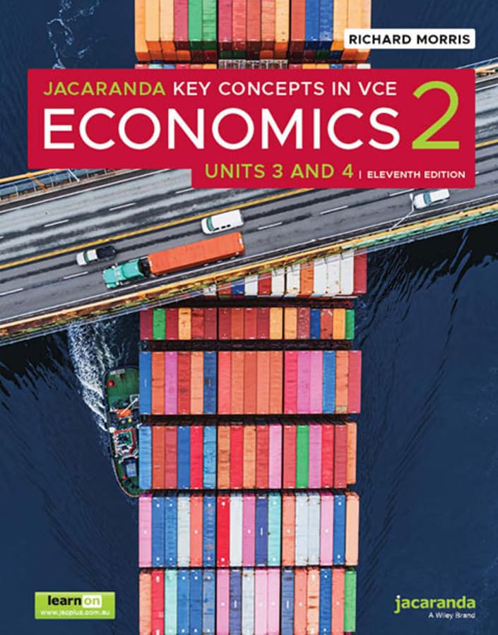 Jacaranda Key Concepts in VCE Economics 2 Units 3 and 4, 11e learnON & Print