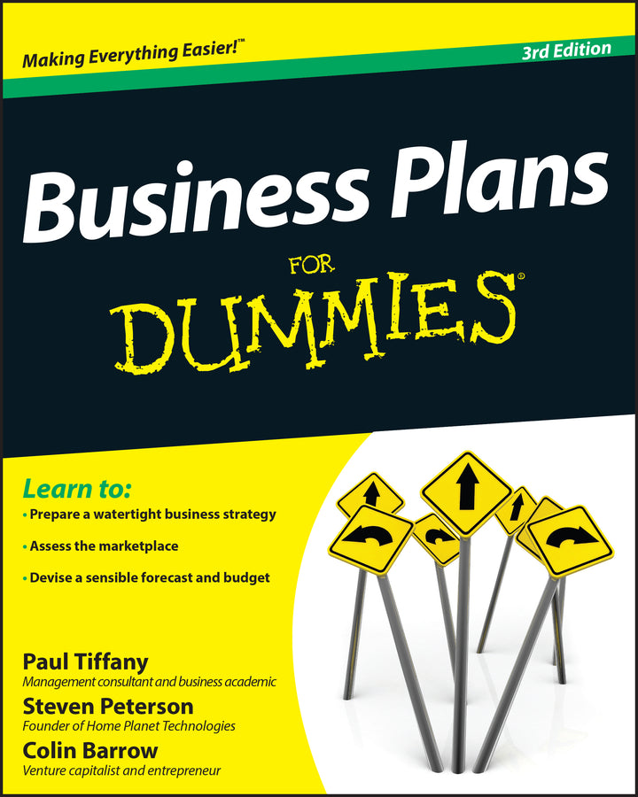 Business Plans For Dummies cover