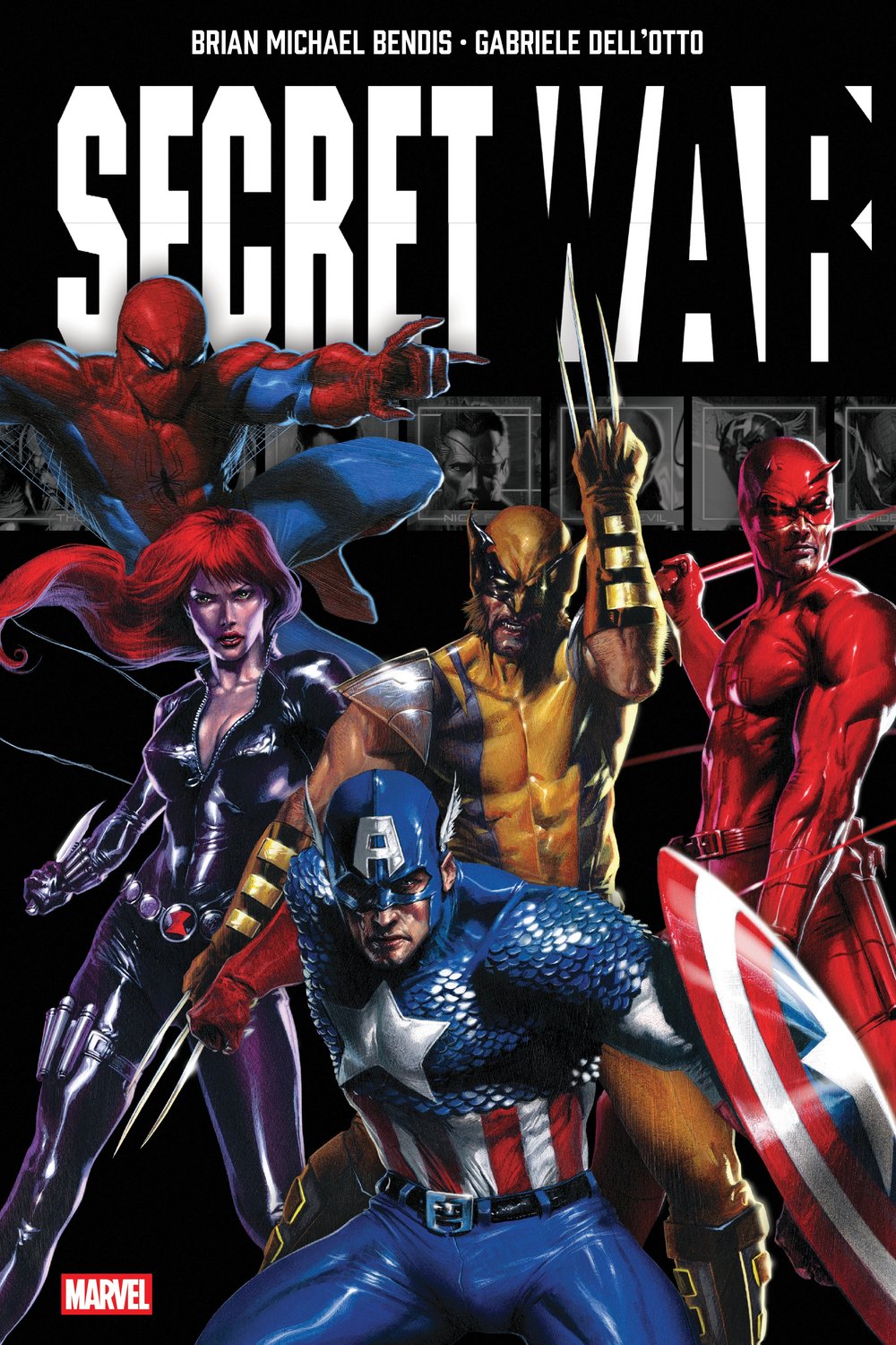SECRET WAR BY BRIAN MICHAEL BENDIS OMNIBUS GABRIELE DELL'OTTO CLASSIC COSTUMES COVER