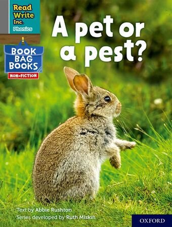 RWI PHON: BBB NF GREY 4 A pet or a pest? book cover