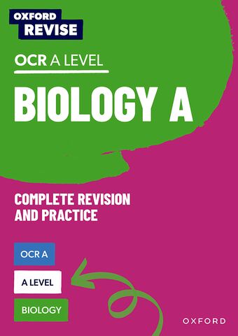 Oxford Revise: A Level Biology for OCR A Revision and Exam Practice book cover