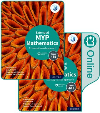 MYP Mathematics 4&5 Extended Print and Enhanced Online Book Pack book cover