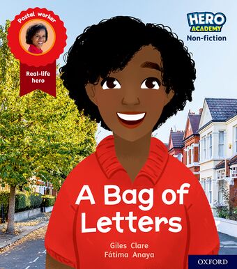 Hero Academy Non-fiction: Oxford Level 4, Light Blue Book Band A Bag of Letter book cover