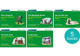 Read Write Inc. Phonics: Green Set 1 More Storybooks Pack of 5 book cover