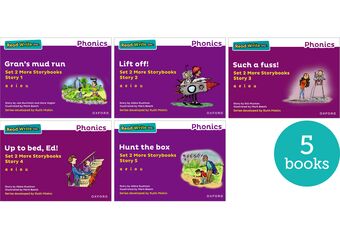 Read Write Inc. Phonics: Purple Set 2 More Storybooks Pack of 5 book cover