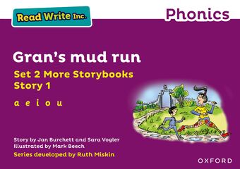 Read Write Inc Phonics: Purple Set 2 More Storybook 1 Gran's mud run book cover