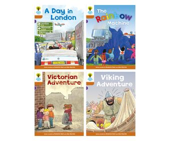 ORT Biff, Chip and Kipper Stories: Oxford Level 8: Mixed Pack of 4 book cover