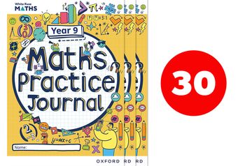 White Rose Maths Practice Journals Year 9 Workbooks: Pack of 30 book cover