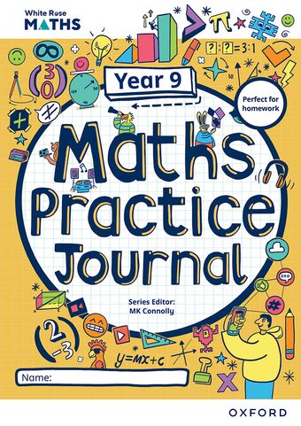 White Rose Maths Practice Journals Year 9 Workbook: Single Copy book cover