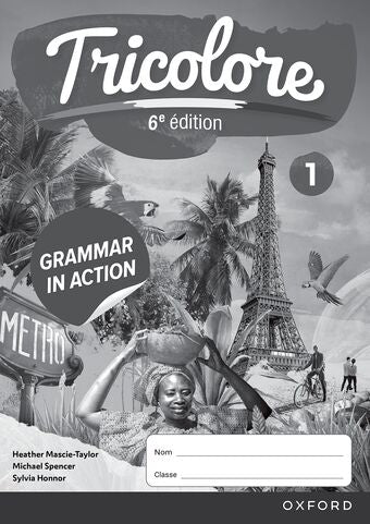 Tricolore 6e Edition: Grammar in Action Workbook 1 (Pack of 8) book cover