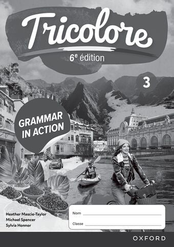Tricolore 6e Edition: Grammar in Action Workbook 3 (Pack of 8) book cover