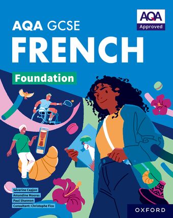 AQA GCSE French: AQA GCSE French Foundation Student Book book cover