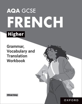 AQA GCSE French Higher Grammar, Vocabulary and Translation Workbooks Pack of 8 book cover