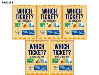 RWI Fresh Start Readers Bk 3: Which Ticket? A Big Festival Quiz Pk of 5 book cover