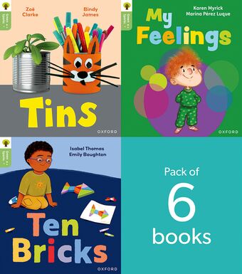 Oxford Reading Tree Green Sparks: Level 1 LEVEL 1 PACK of 6 book cover