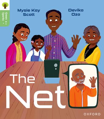 Oxford Reading Tree Green Sparks: Level 1+ The Net book cover