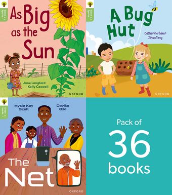 Oxford Reading Tree Green Sparks: Level 1+ LEVEL 1+ PACK of 36 book cover