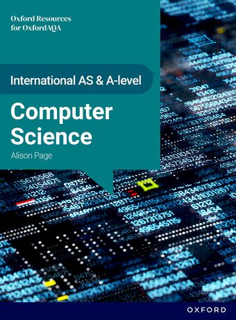 OxfordAQA International A-level Computer Science 9645 Student Book book cover