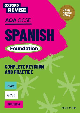 Oxford Revise: AQA GCSE Spanish Foundation book cover