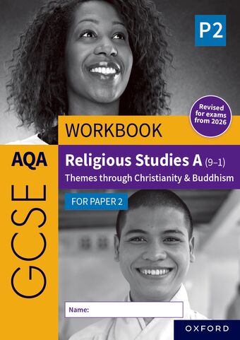 AQA GCSE A Christianity/Buddhism Workbook: Ppr2 Paperback 2nd Edition book cover