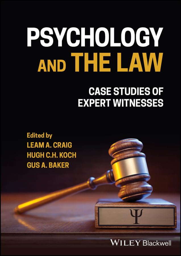 Psychology and the Law: Case Studies of Expert Witnesses cover