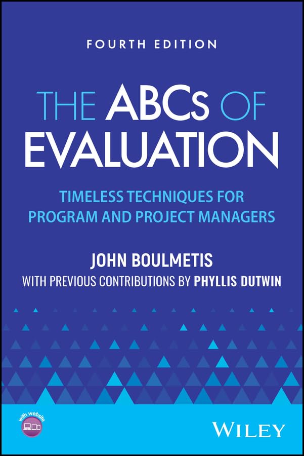 The ABCs of Evaluation: Timeless Techniques for Program and Project Managers cover