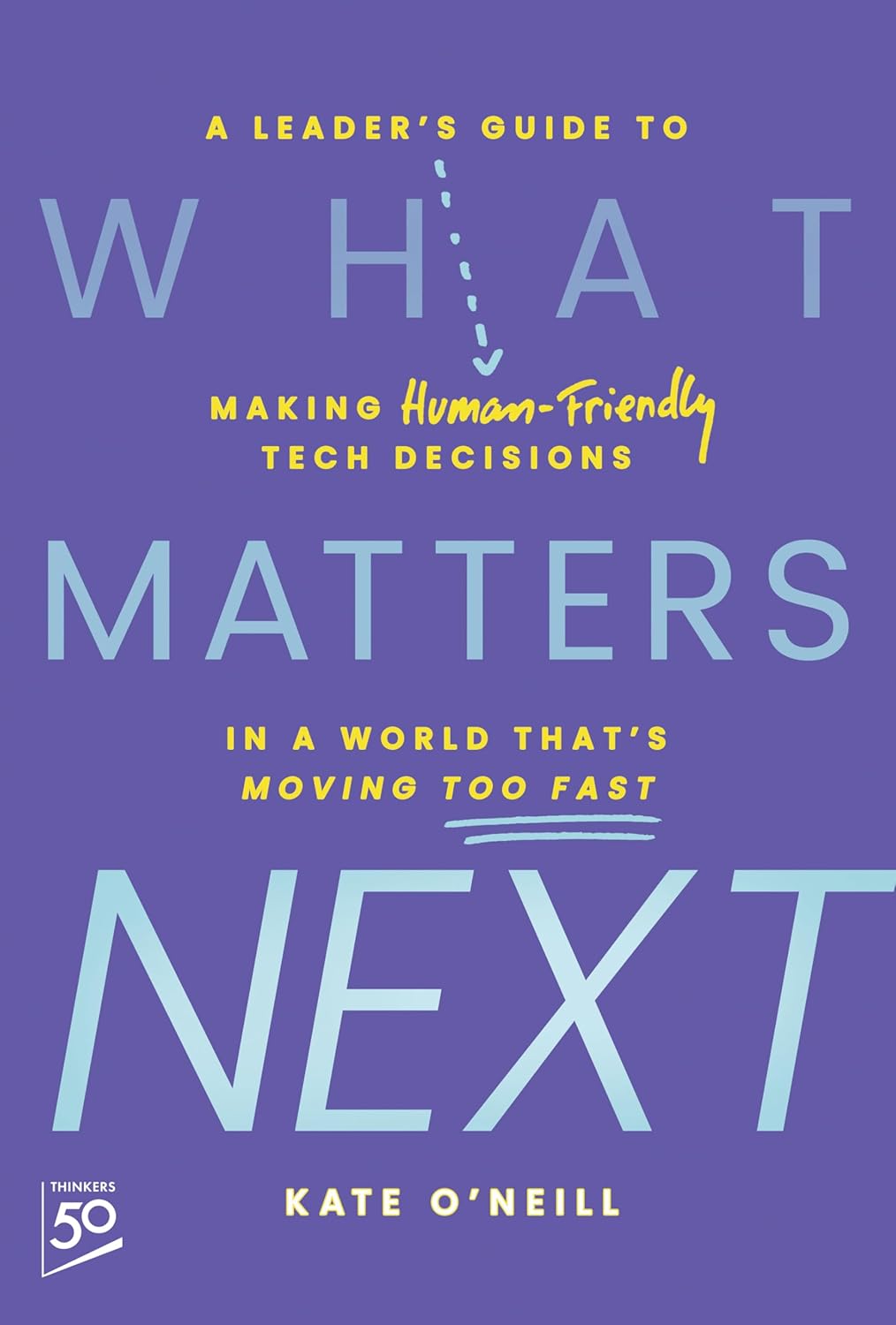 What Matters Next: A Leader's Guide to Making Human-Friendly Tech Decisions in a World That's Moving Too Fast cover