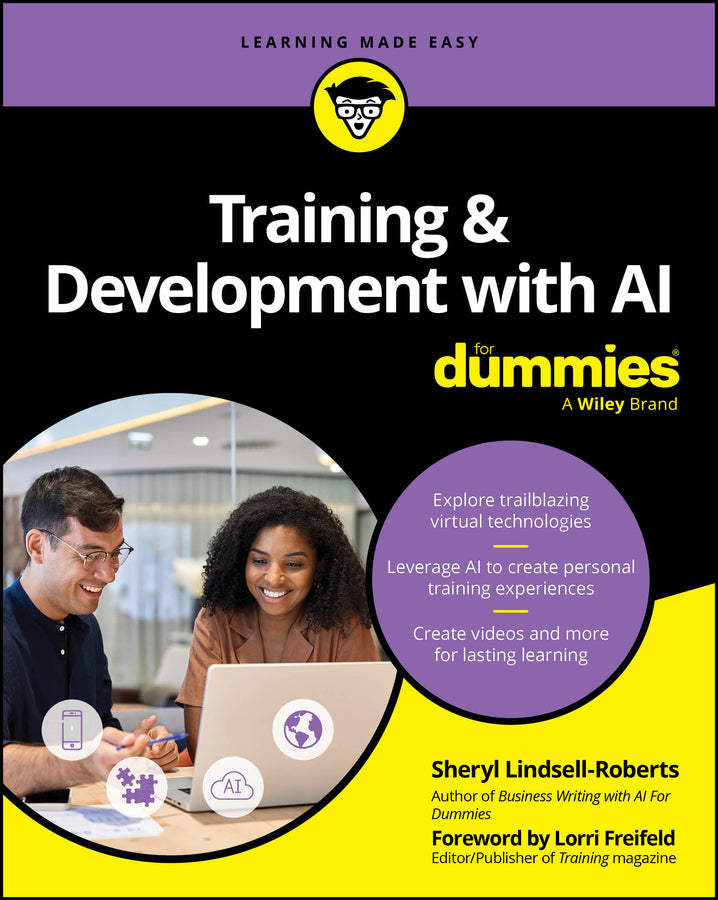 Training & Development with AI For Dummies cover