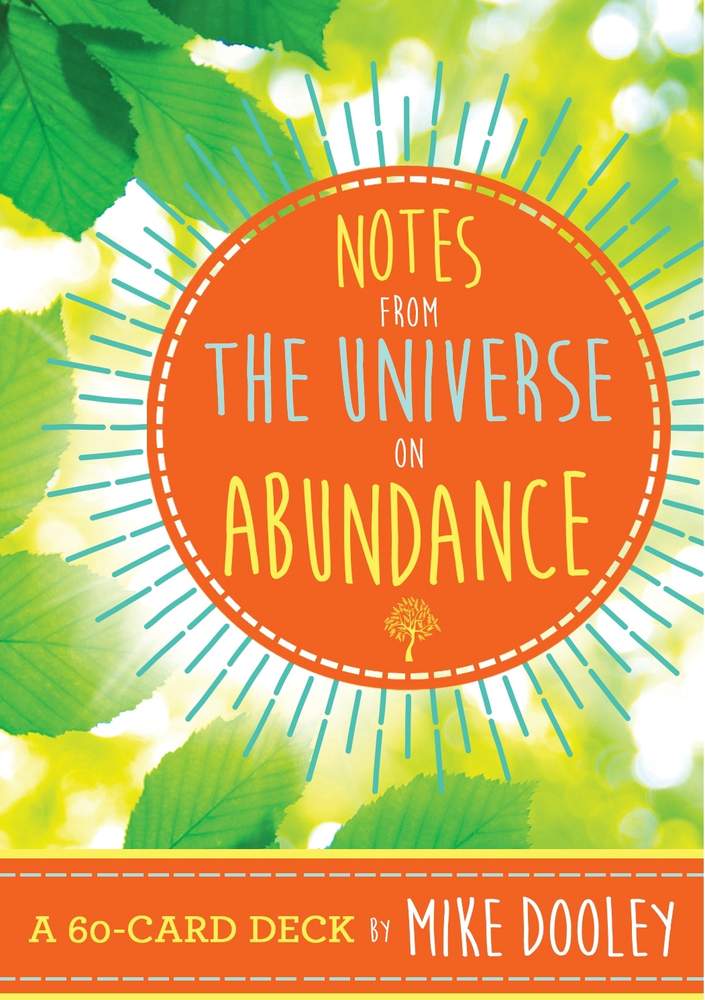 Notes from the Universe on Abundance: A 60-Card Deck book cover