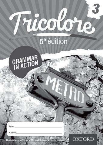 Tricolore 5e Edition: Grammar in Action Workbook 3 (Pack of 8) book cover