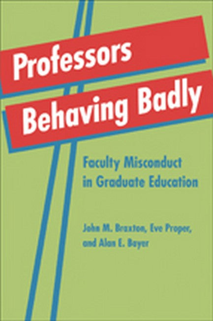 Professors Behaving Badly cover