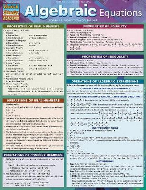 Algebraic Equations cover