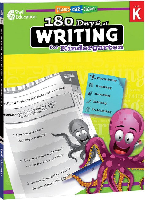180 Days: Writing for Kindergarten cover