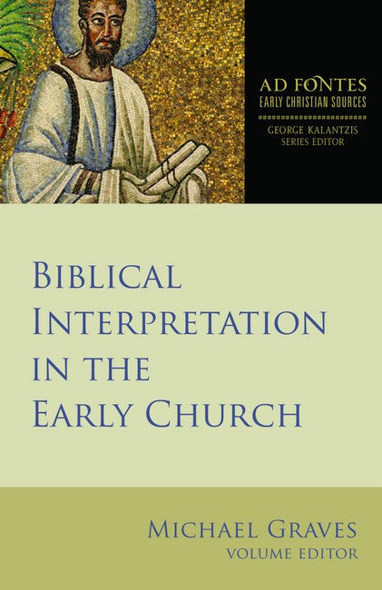 Biblical Interpretation in the Early Church cover