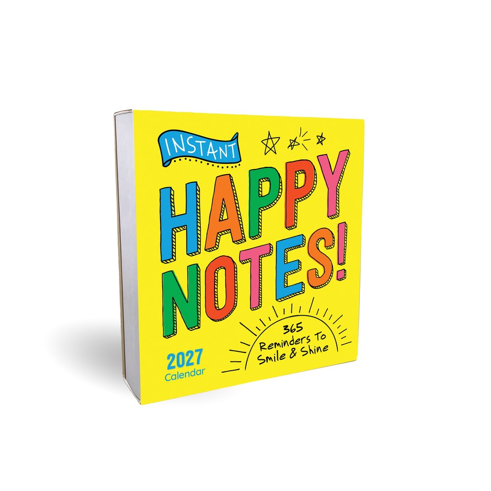 2027 Instant Happy Notes Boxed Calendar book cover