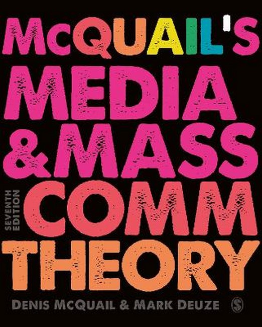 McQuail's Media and Mass Communication Theory cover