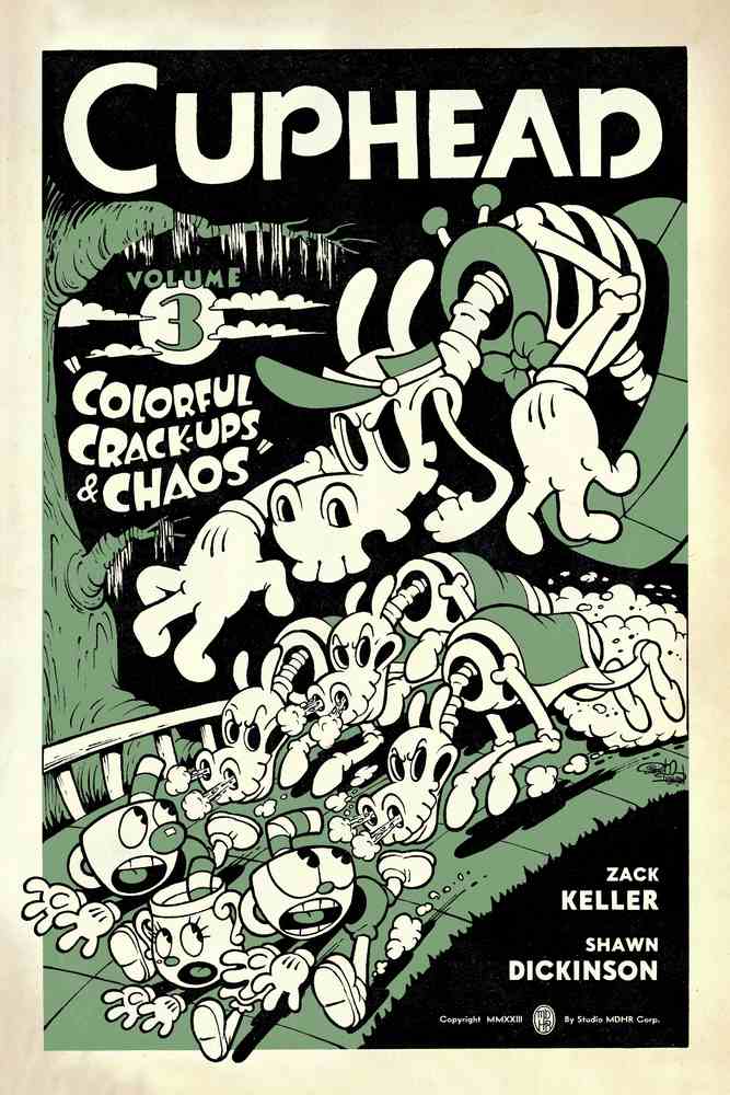 Cuphead Volume 3: Colorful Crack-Ups & Chaos book cover