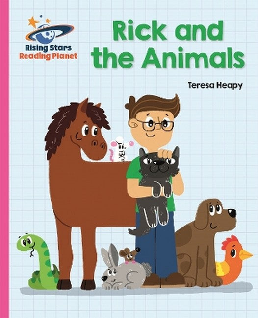 Reading Planet - Rick and the Animals - Pink B: Galaxy cover