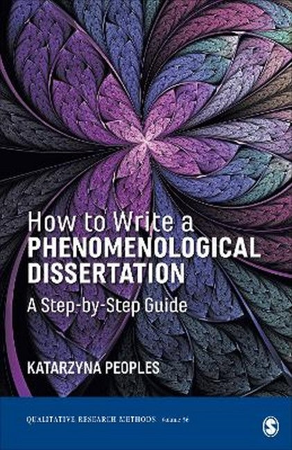 How to Write a Phenomenological Dissertation cover