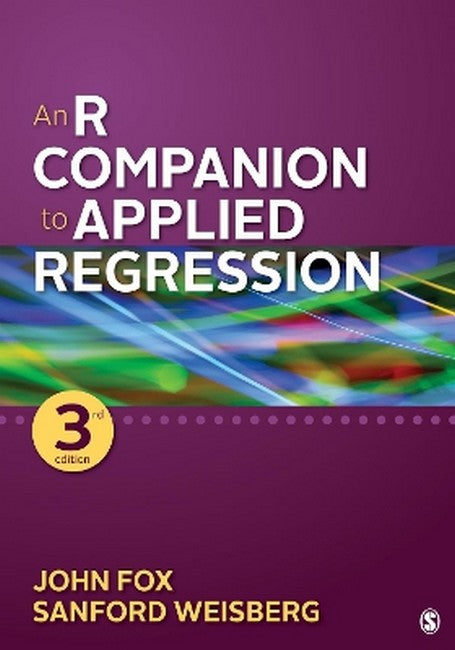 An R Companion to Applied Regression cover
