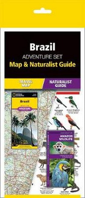 Brazil Adventure Set: Map & Naturalist Guide