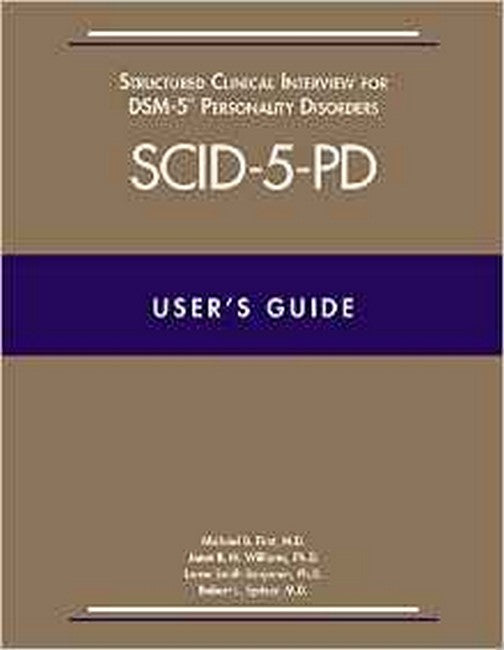 User's Guide for the Structured Clinical Interview for DSM-5 Personality Disorders (SCID-5-PD) cover