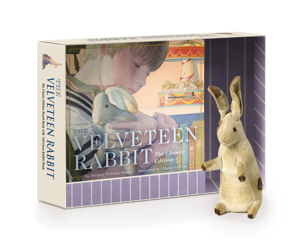 Velveteen Rabbit Plush Gift Set: The Classic Edition Board Book + Plush Stuffed Animal Toy Rabbit Gift Set