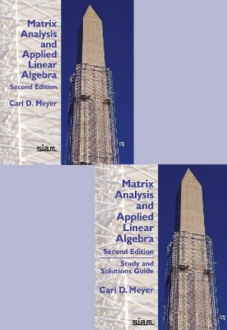 Matrix Analysis and Applied Linear Algebra and Study and Solutions Guide cover