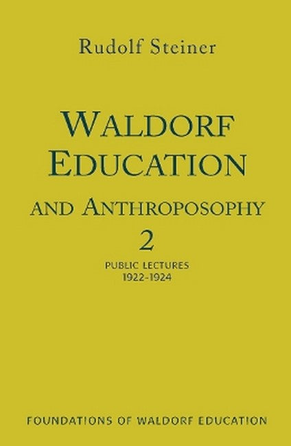 Waldorf Education and Anthroposophy 2 cover