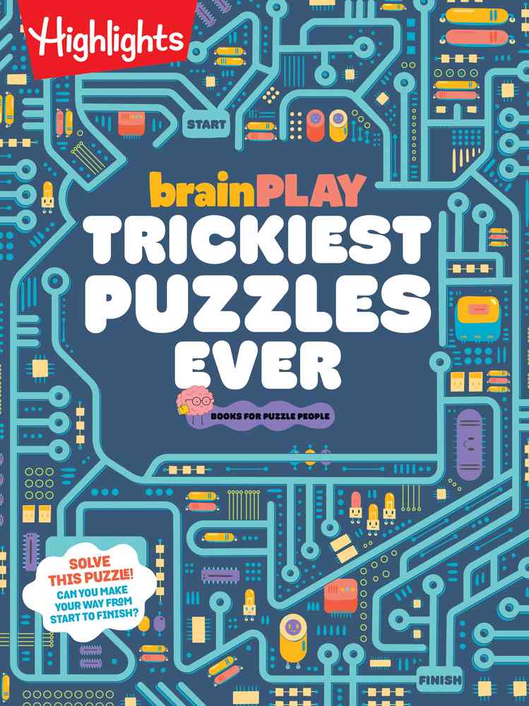 brainPLAY Trickiest Puzzles Ever book cover