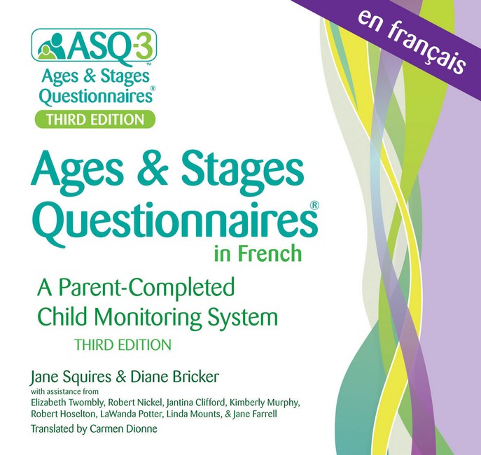 Ages & Stages Questionnaires (ASQ3) - French cover