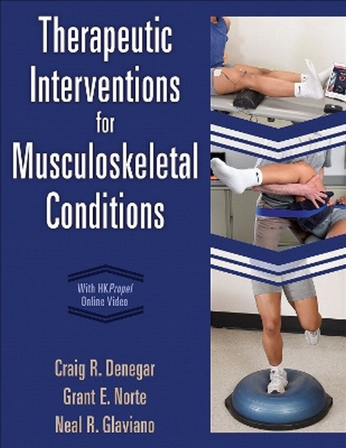 Therapeutic Interventions for Musculoskeletal Conditions cover